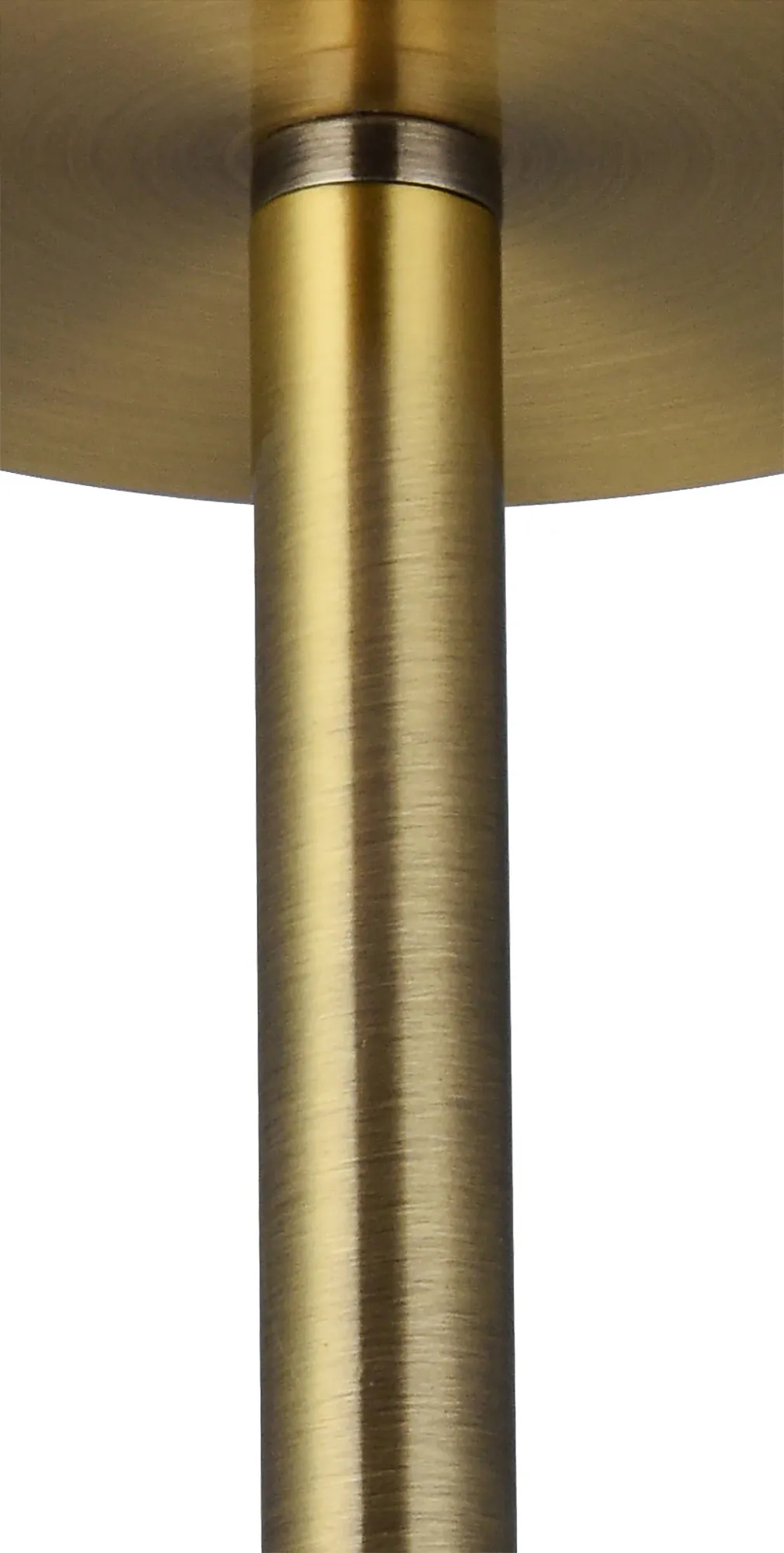 Baymont 50cm Semi Flush 1 Light Antique Brass, Antique Gold/Ruby, Frosted Diffuser DK0188  Deco Baymont AB AG